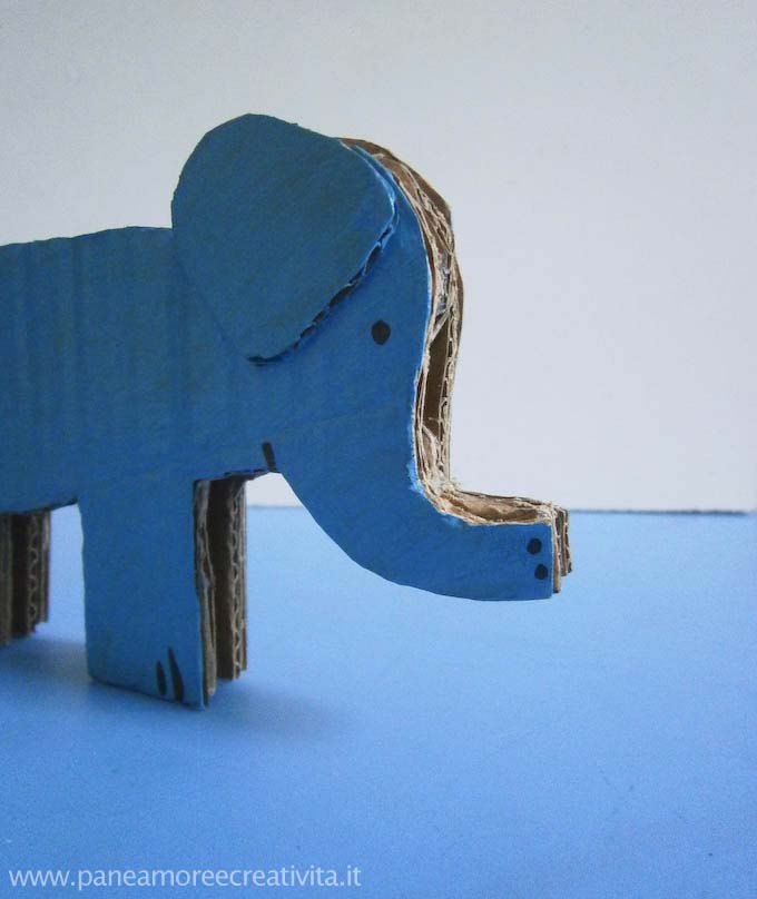 How to make a recycled cardboard elephant – Recycled Crafts