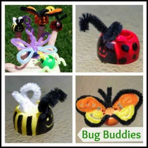 Pouch Cap Bug Buddies Insect Craft for Kids from Lalymom