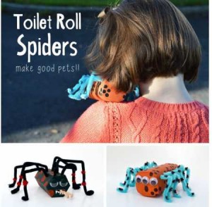 toilet-roll-Halloween-spiders