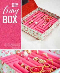 diy ring box collage