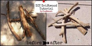 how to make driftwood