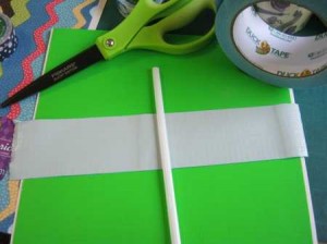 how to cut duck tape banners Fiskars scissors