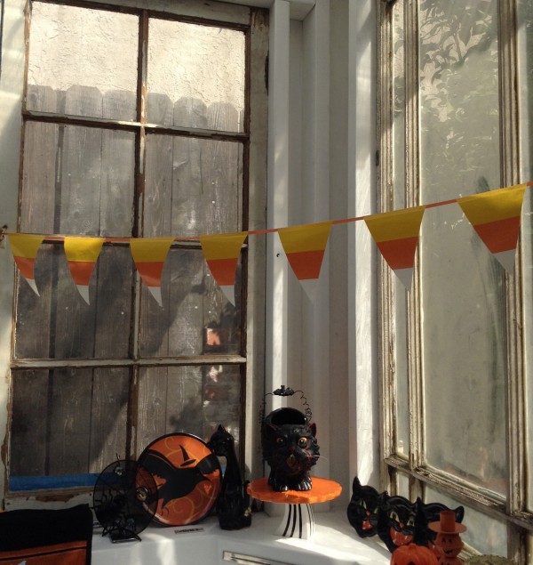 Scented Duck tape candy corn banner