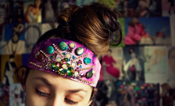 how to make a bling headband