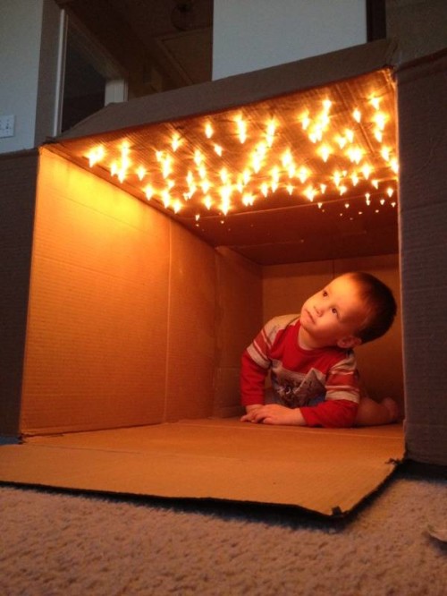 DIY cardboard fort ideas for kids
