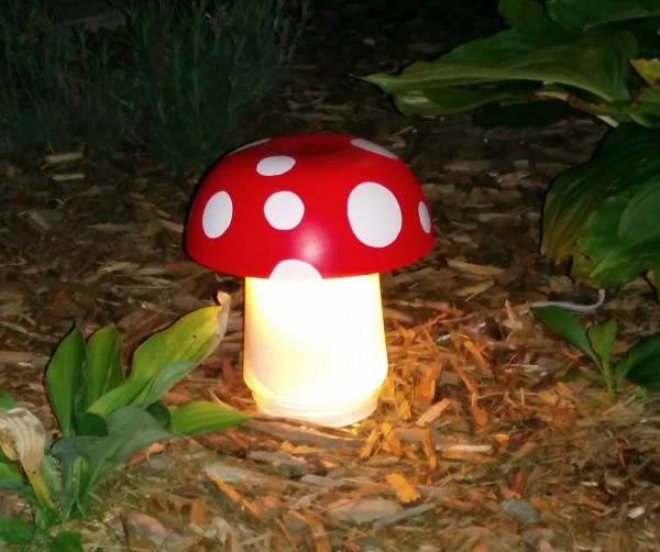 lawn light mushroom