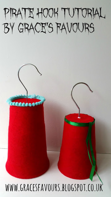 Felt Pirate Hook Tutorial Sewing Pattern How To DIY by Grace's Favours Blog