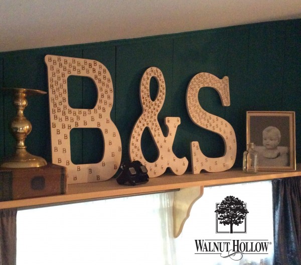 wood letters decoarion big