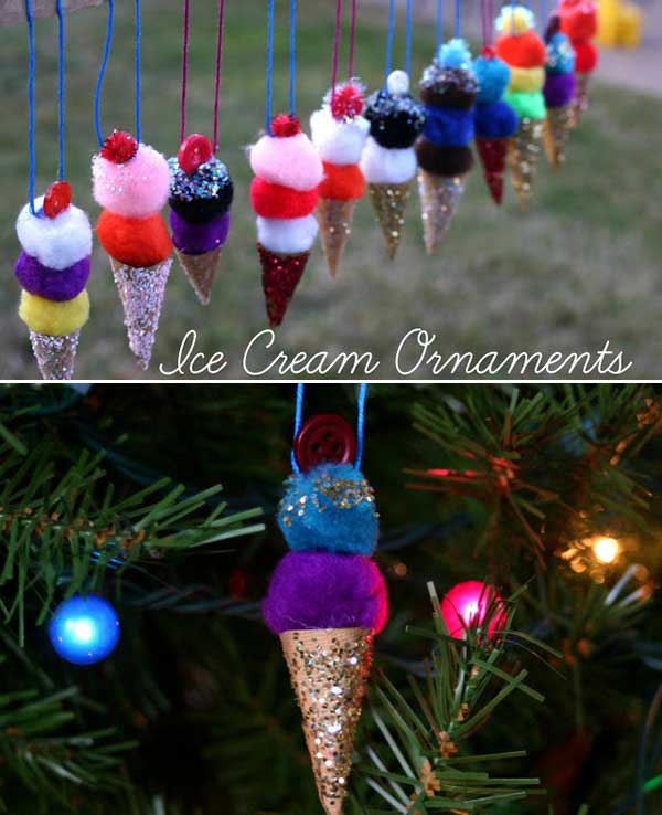 Simple Ice Ornaments