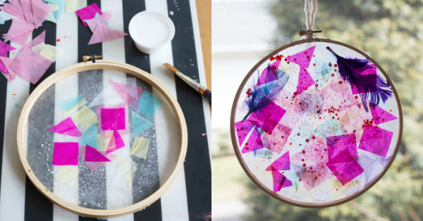 How-to-Make-a-Tissue-Paper-Suncatcher-in-an-Embroidery-Hoop-Frame