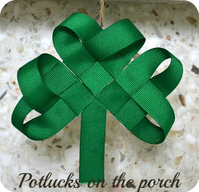 shamrock ribbon woven 1