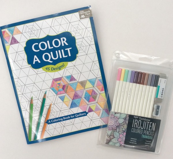 color quilt Tombow pencils