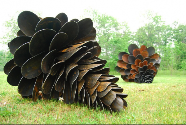 shovel pinecones