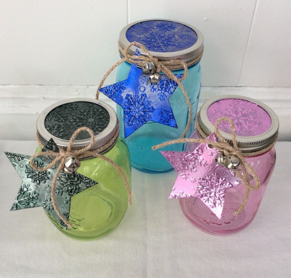 Stefanie Girard Crafter's COmpanion, recycled Mason jar