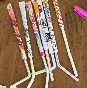 How to make a straw paper rocket
