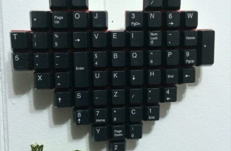 recycled computer keyboard projects