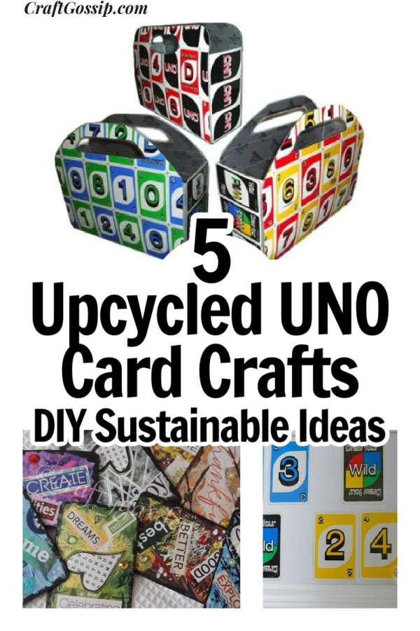 Recycled UNO card ideas