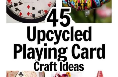 upcycled playing card ideas