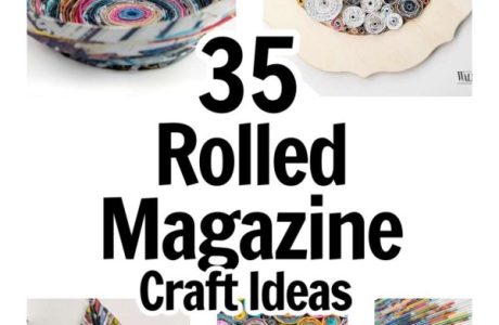 rolled magazine crafts title
