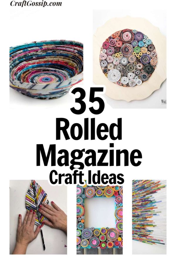 rolled magazine crafts title