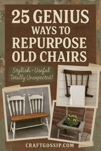 25 Genius Ways to Repurpose Old Chairs Into Something Beautiful and ...