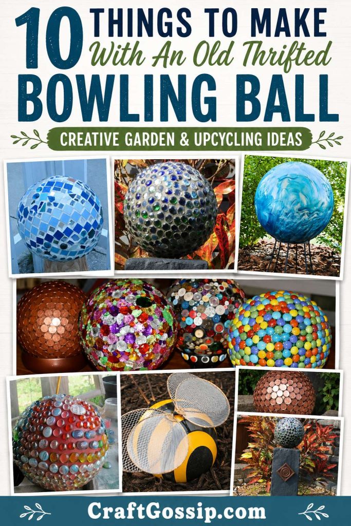 10 Clever Things To Make With An Old Thrifted Bowling Ball