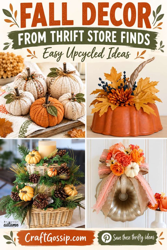12 Fall Decorations You Can Make from Thrift Store Finds